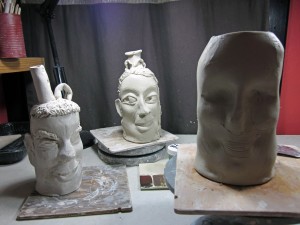 Face Coming Out of the Shadows