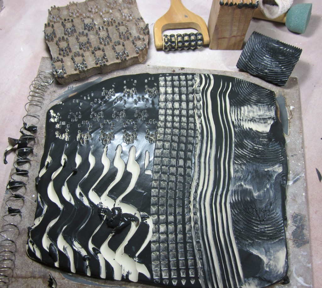 Black UG slabs textured