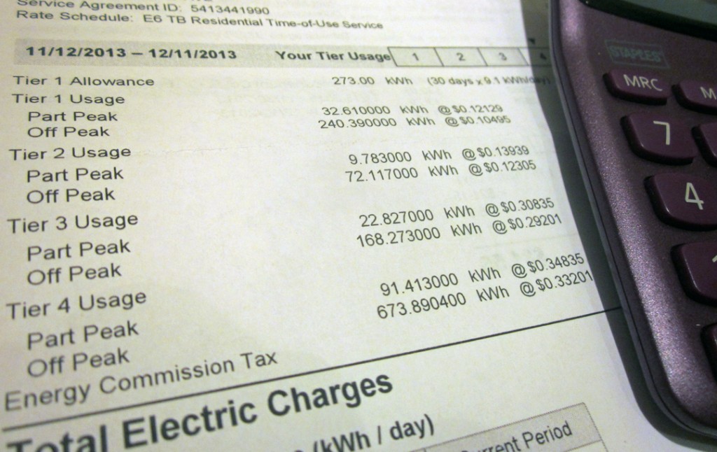 Electricbillbreakdown