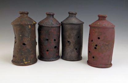 Rusty Shot-Up Conetop Beer Cans