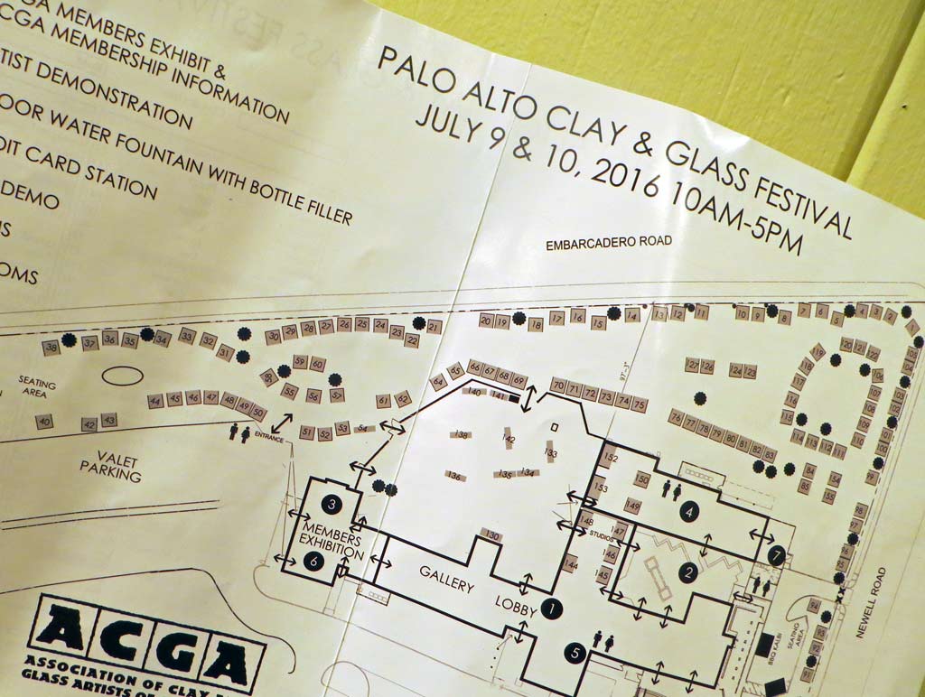 Map of 2016 ACGA Festival grounds