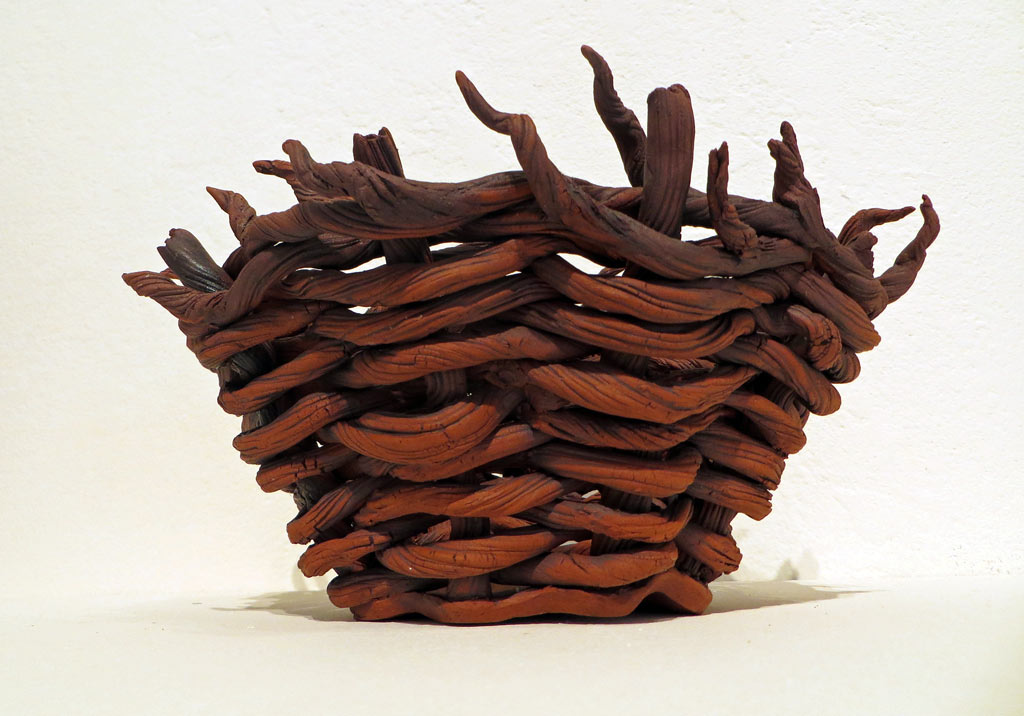 Ceramic Basket by Sylvia Rios