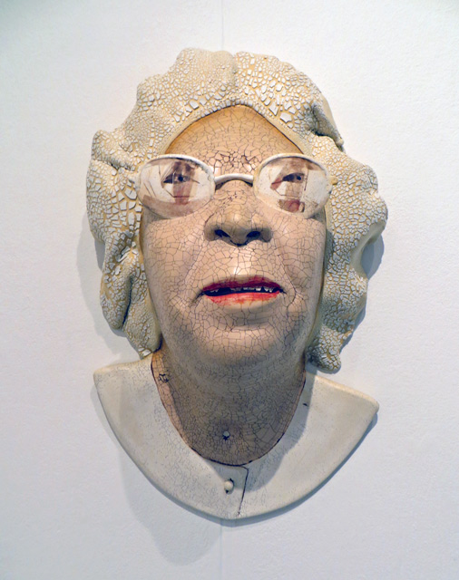 Ceramic Portrait wall piece