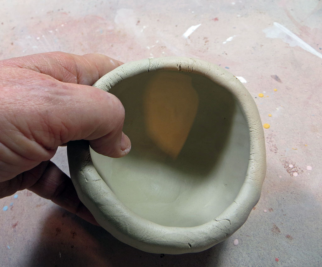 finished pinch pot