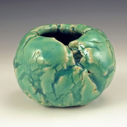 Aqua Pinch Pot front
