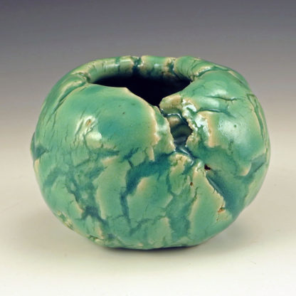 Aqua Pinch Pot front