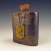 Golden Apothecary Flask with "DRINK ME" Dogtag - Image 2