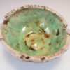 Henpecked Bowl in Aqua top view