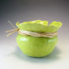 Chartreuse Pinch Pot side