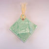 Small Worx Series: Square Small Dish in Aqua with Raffia - Image 2