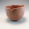 small pink pinched teabowl