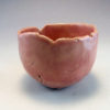 small pink pinched teabowl