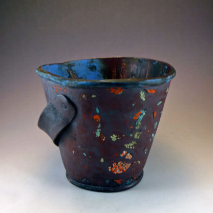 ceramic vintage metal sand pail