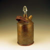 Golden Apothecary Tea Can with "LOVE" and Heart Dogtags - Image 2