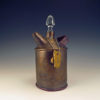 Golden Apothecary Tea Can with "LOVE" and Heart Dogtags - Image 4