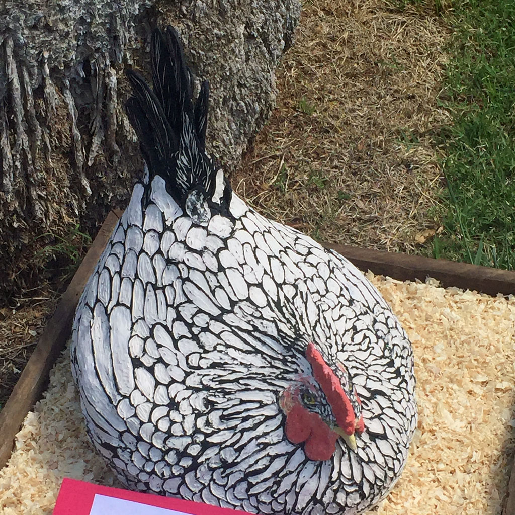 Big Broody Ceramic Chicken