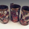 Skull Mug/Stein in Eerie Black, White and Red - Image 5