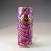 Sippers in Hot Orchid with Swirly Texture and Gold Leaf - Image 2