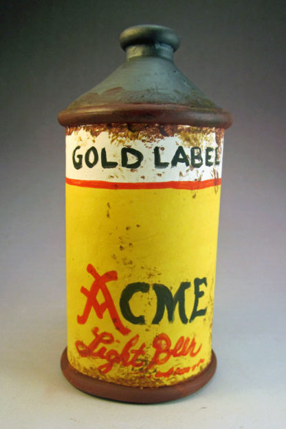 Acme Gold Label Conetop Beer Can