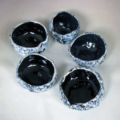 Henpecked Bowl in Black Patent