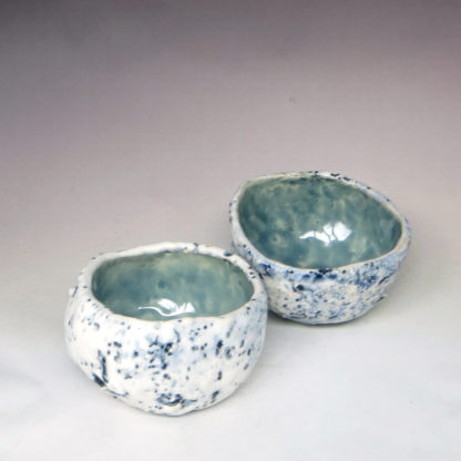 Henpecked Bowl in Foggy Celadon