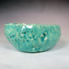 Henpecked Bowl in Aegean Aqua Celadon with Gold Decal - Image 3