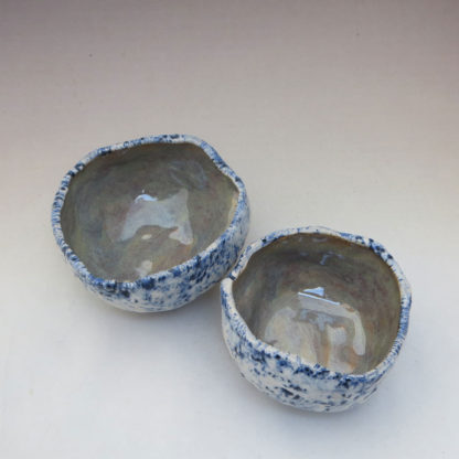 Henpecked Bowl in Velvety Grays