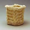 knitted porcelain cup