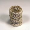 crocheted porcelain cup