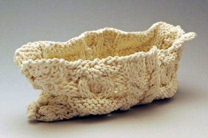 knitted porcelain bag