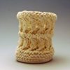 Crescent Knitted Porcelain Cup