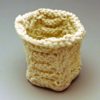 knitted porcelain cup