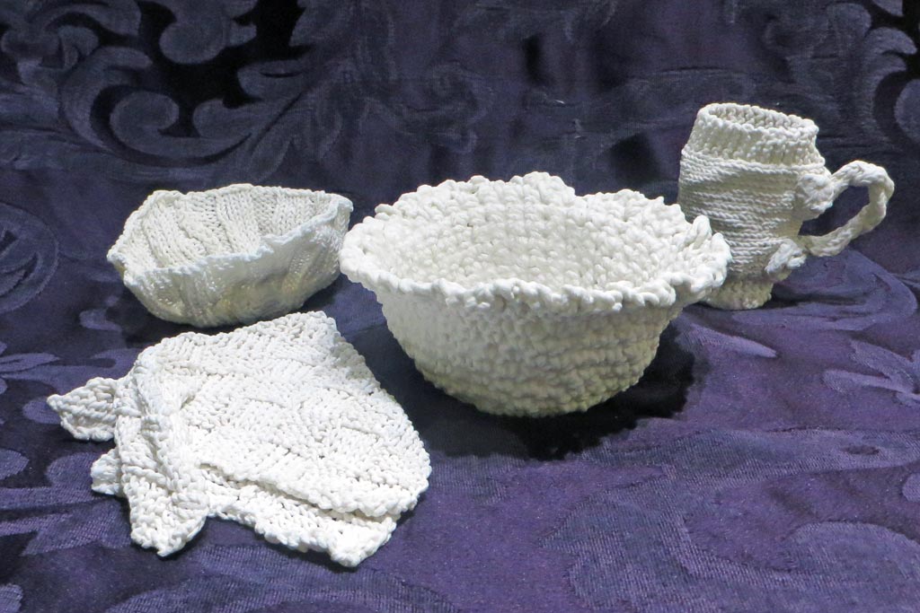 Knitted Porcelain Place setting