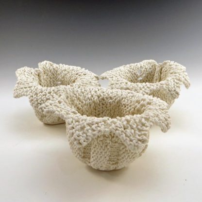 Sawtooth Lace Porcelain Cup