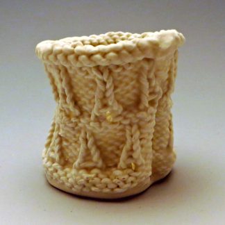 Eiffel Tower knitted porcelain small cup