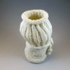 knitted porcelain vase