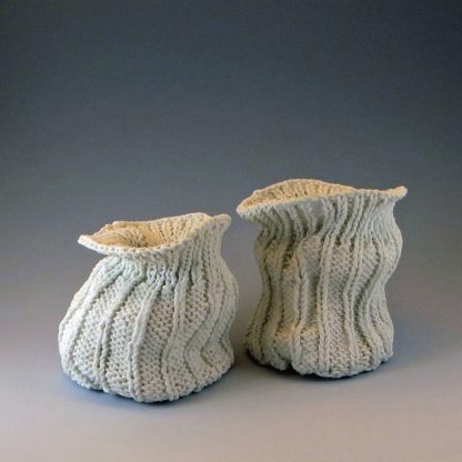 knitted porcelain bags