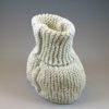 knitted porcelain vase