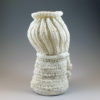 knitted porcelain vase
