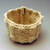 knitted porcelain cup