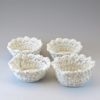 knitted porcelain candy cups