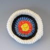 knitted porcelain target bowl
