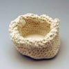 knitted porcelain cup