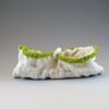 knitted porcelain peapod bag