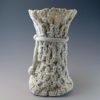 knitted porcelain vase