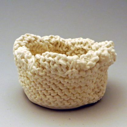 knitted porcelain cup