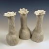 knitted porcelain vases