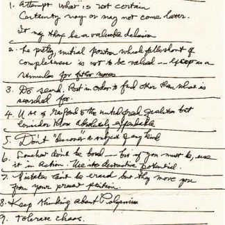 Diebenkorn Notes to Myself