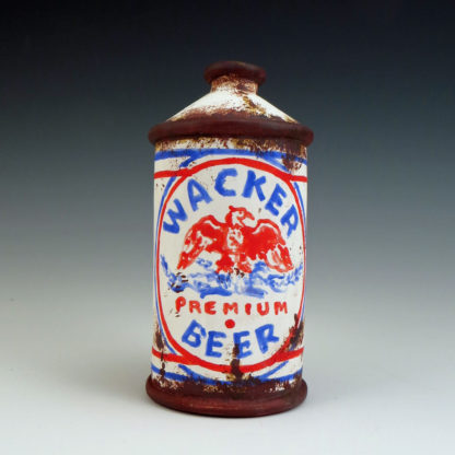 ceramic beer can