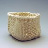 knitted porcelain cup